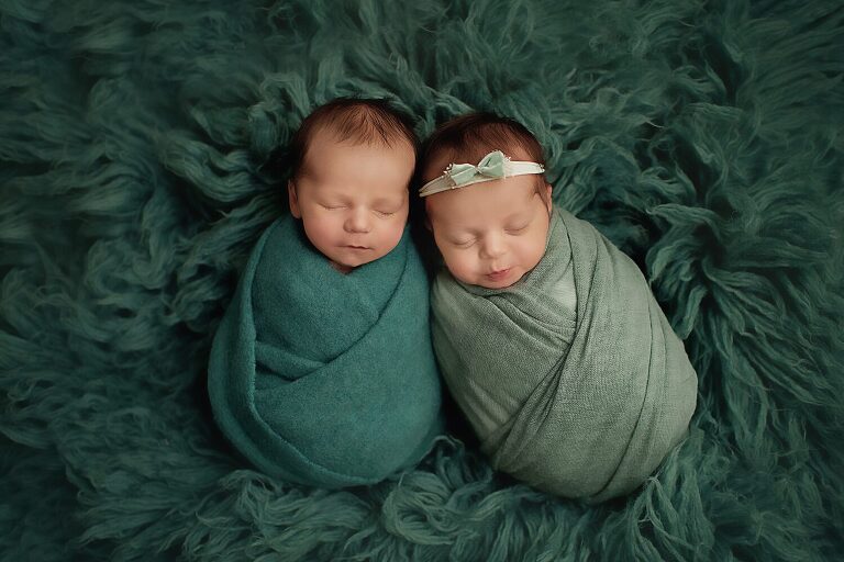 twin boy and girl, twin newborn photography DFW metroplex